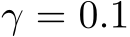 γ = 0.1