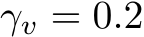 γv = 0.2