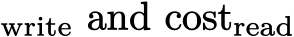 write and costread