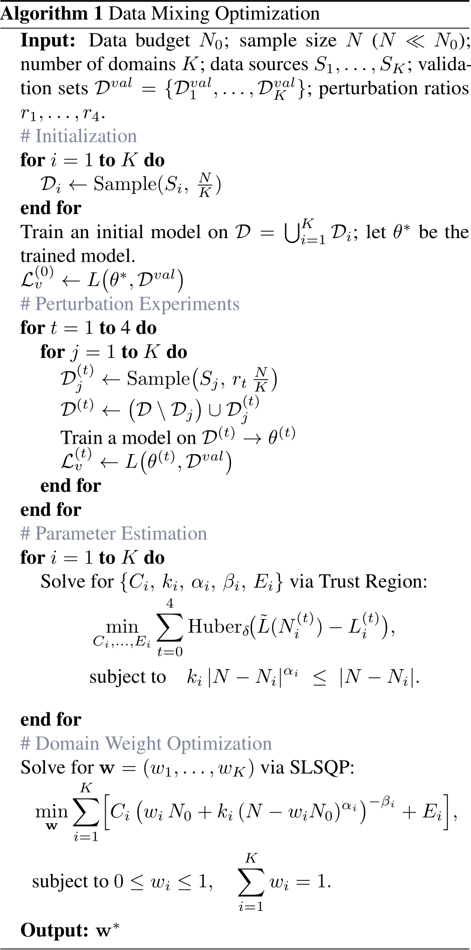 Data Mixing Optimization for Supervised Fine-Tuning of Large