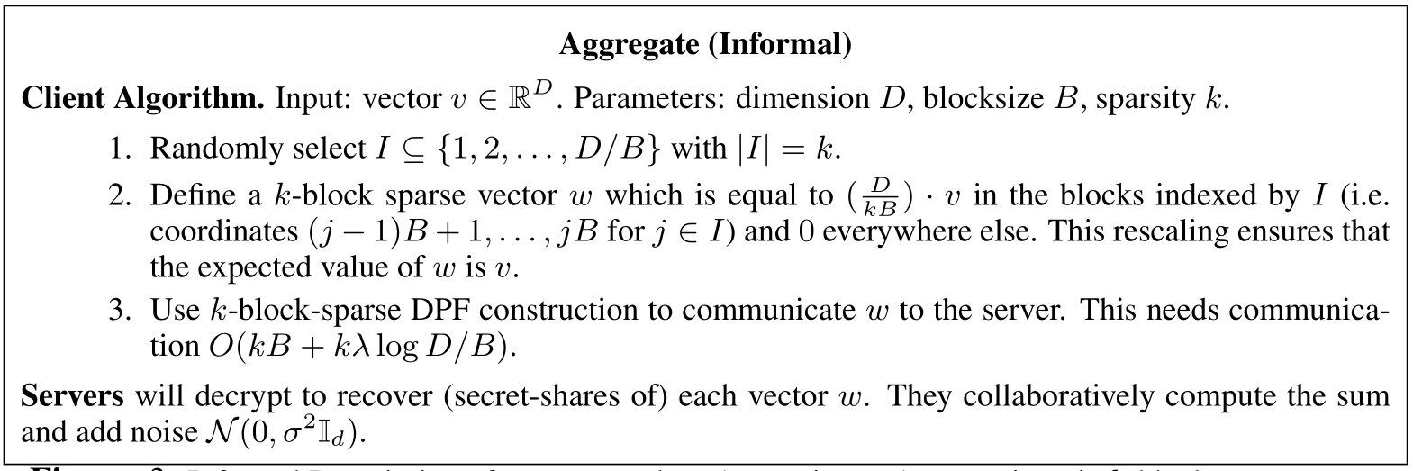 NeurIPS Poster PREAMBLE: Private and Efficient Aggregation via Block Sparse  Vectors