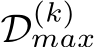  D(k)max